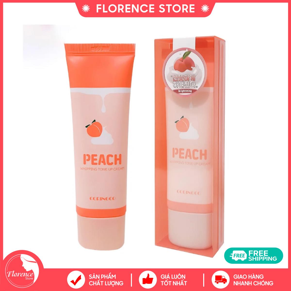 KEM ĐÀO DƯỠNG TRẮNG DA CORINGCO PEACH WHIPPING TONE UP CREAM