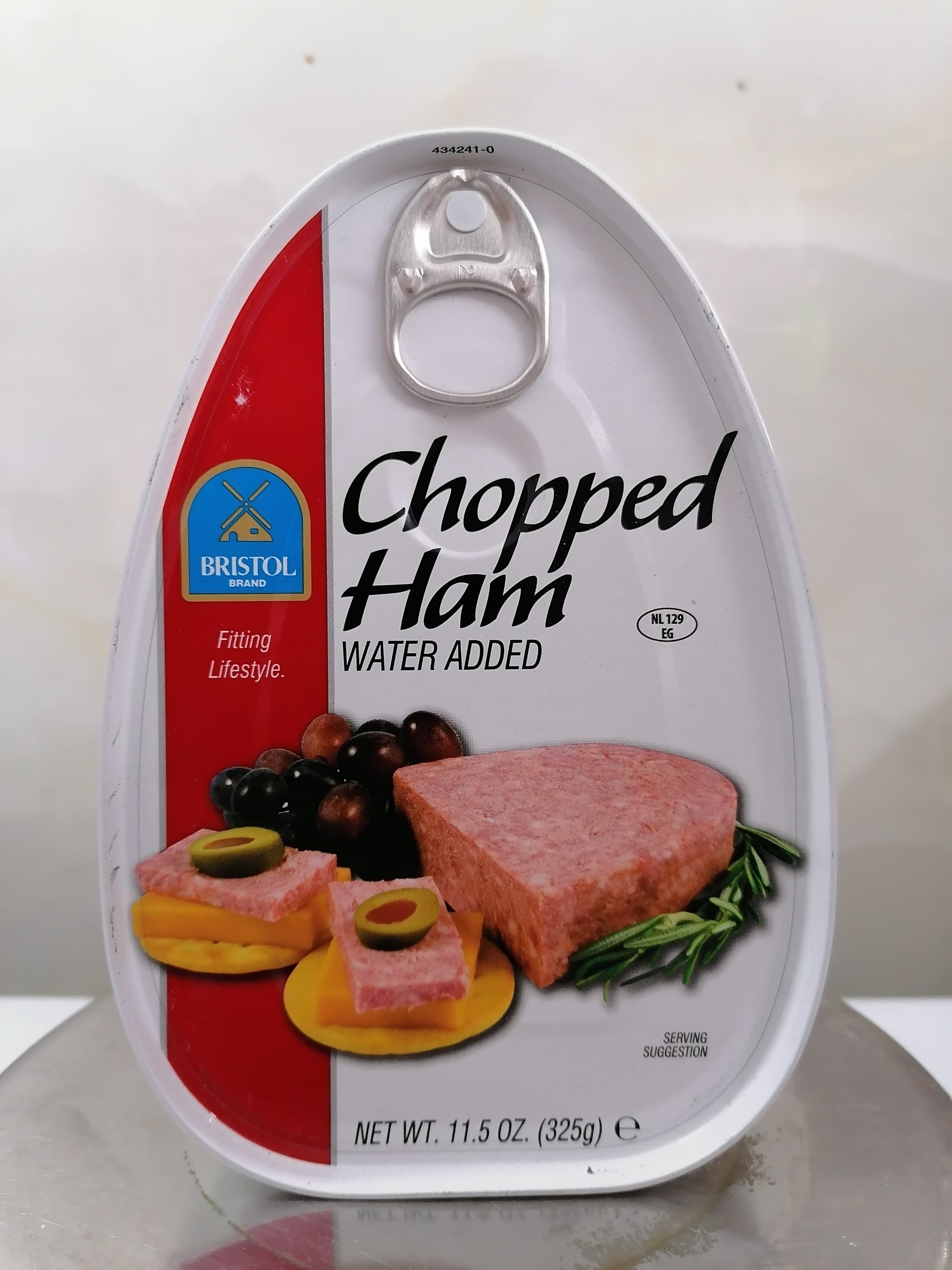 Thịt heo xắt nhỏ bristol chopped ham water added