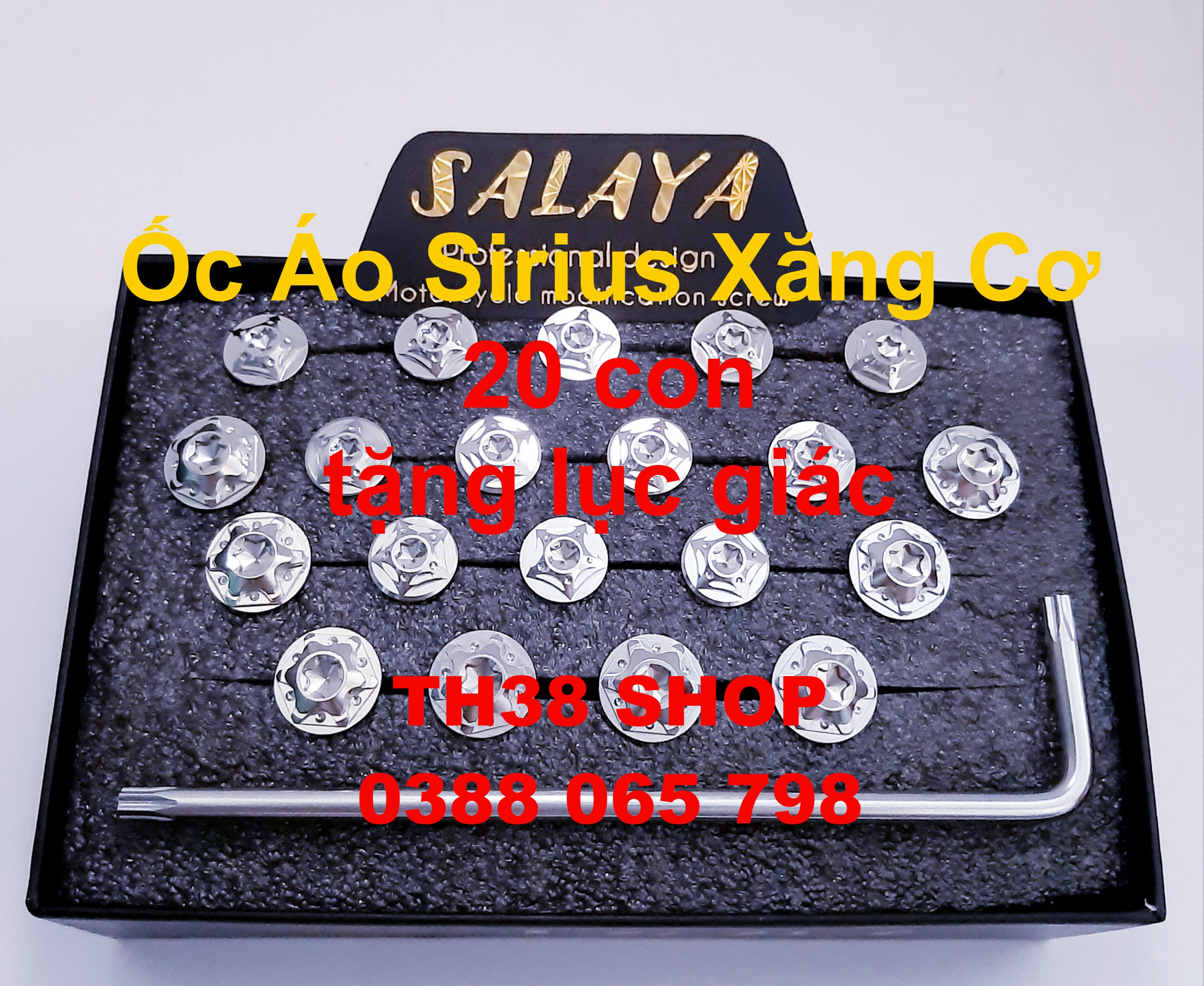 ốc áo salaya sirius xăng cơ, sirius fi [phân loại bên dưới]
