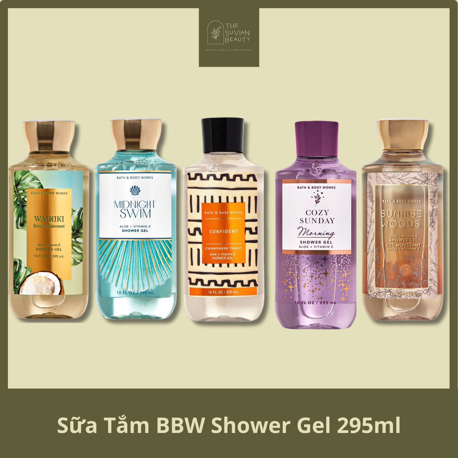 Sữa tắm bath and body works shower gel 295ml