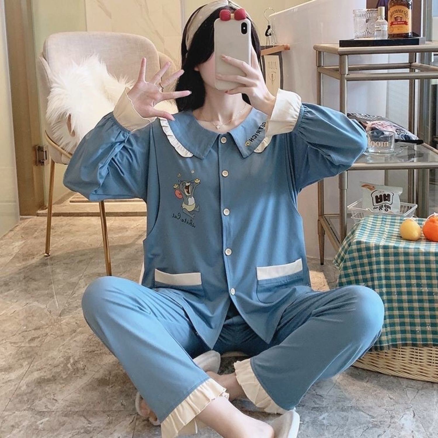 Bộ bầu-bộ sau sinh -cho con bú-2 chức năng. Chất liệu cotton mềm-MT01