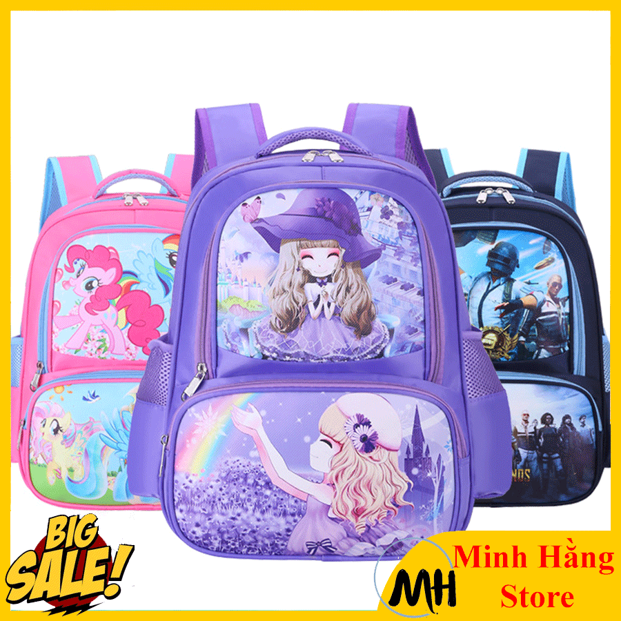 [HÀNG ĐẸP- GIÁ SALE] Balo đi học cho bé gái từ lớp 3 đến lớp 9, cặp sách chống thấm nước thiết kế thông minh 3 ngăn để đồ dùng học tập, ba lô chống thấm nước cấp 1 cấp 2, tiểu học, trung học, lớp 3,4,5,6,7,8,9
