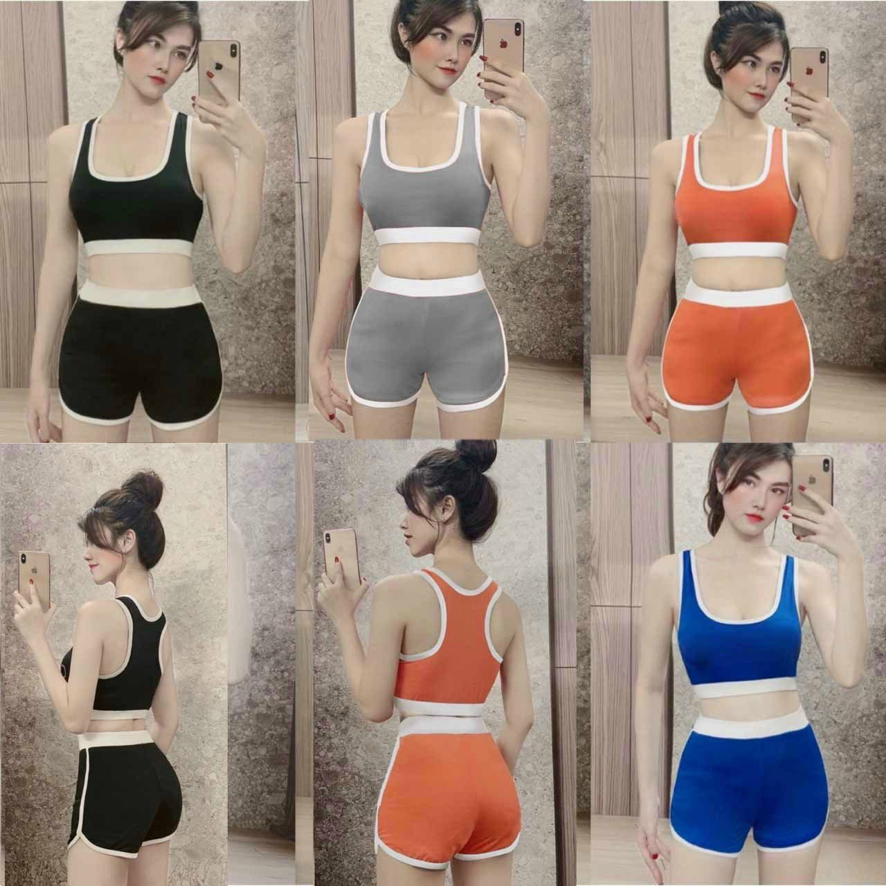 Sét Đồ Bộ Nữ Thể Thao ,Tập Gym Yoga Cực Kỳ Gợi Cảm Luna Fashion