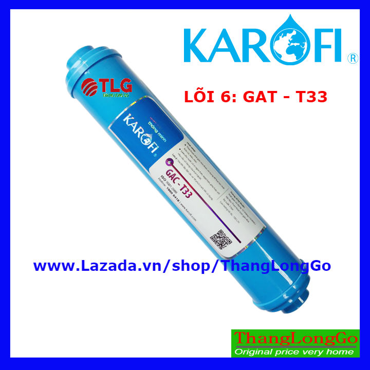 LÕI LỌC NƯỚC KAROFI SỐ 6 CAT T33 LÕI LỌC NƯỚC KAROFI GAT T33