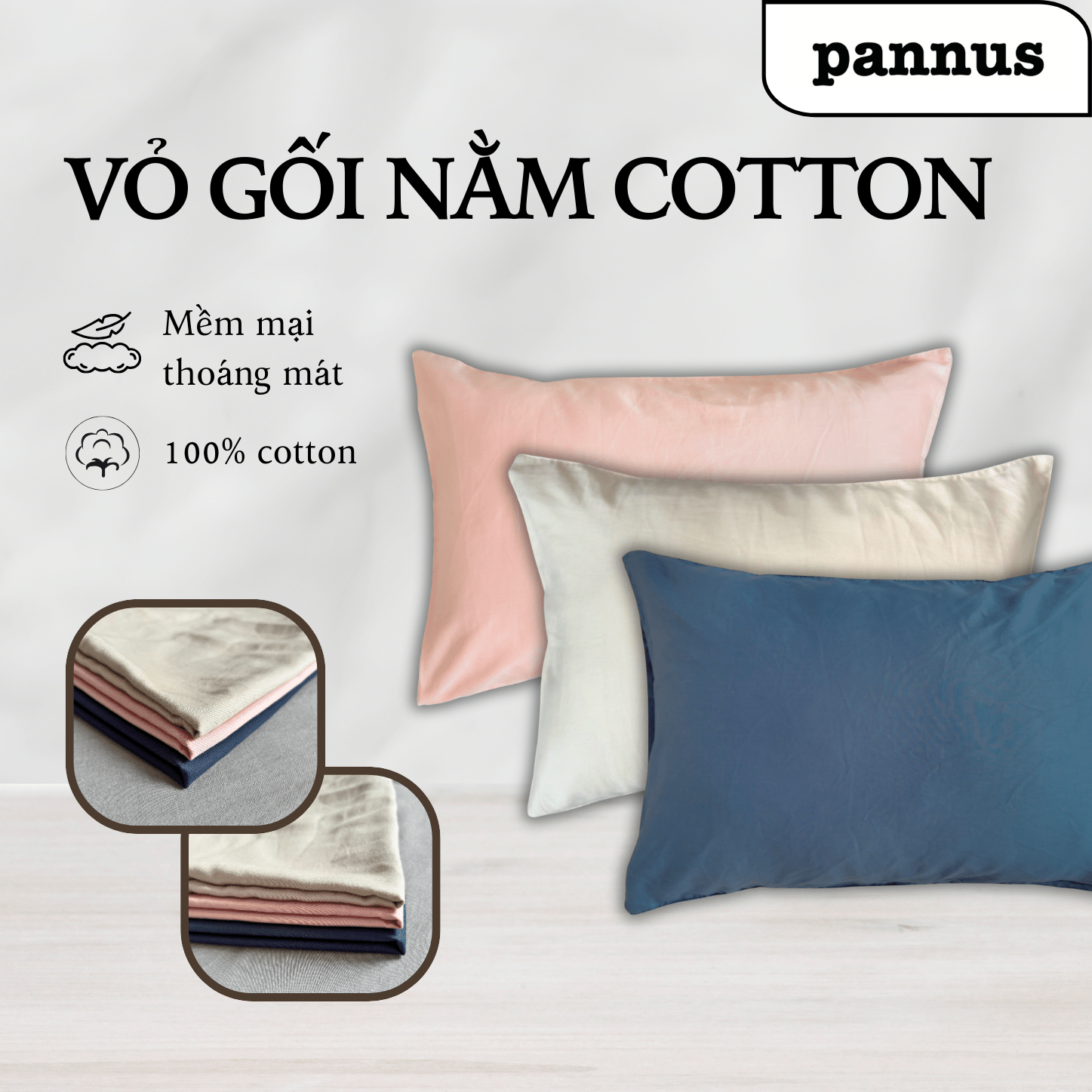 Úc nhập khẩu bông TENCEL Vỏ gối nằm Cotton kích thước họa tiết caro Hàn Quốc 43x63 50x70 MUJI JAPAN UNIQLO có khả năng thấm hút ẩm cực tốt trơn màu, áo gối siêu mát mịn, ngừa nếp nhăn và không xơ rối tóc, đạt tiêu chuẩn QCV