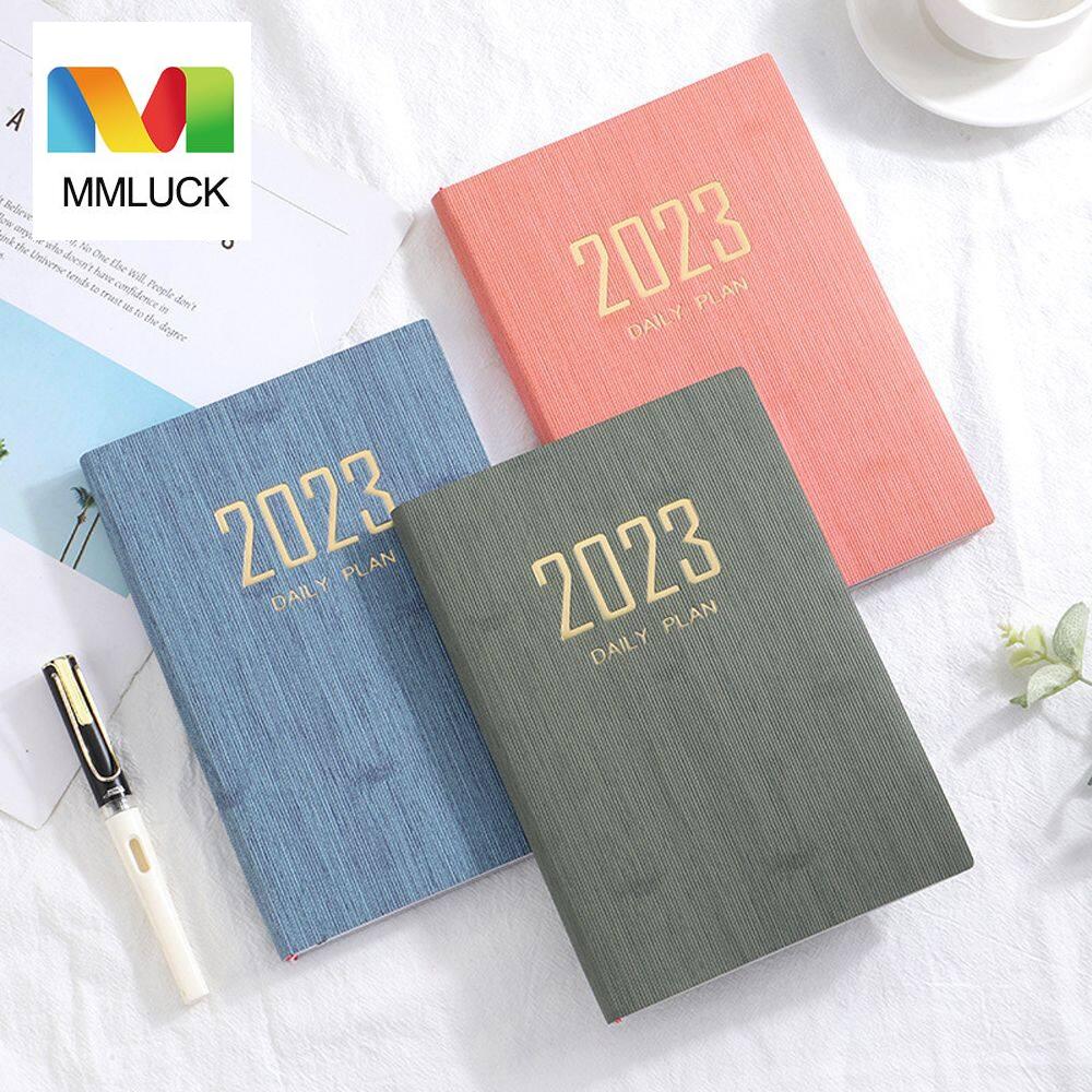 Mmluck sổ kế hoạch danh sách việc cần làm hàng tuần phiên bản tiếng anh văn phòng phẩm đồ dùng học tập văn phòng sổ lập kế hoạch 2023 chỉ số hàng tháng sổ ghi chép lịch trình thói quen mục tiêu nhật ký 365 ngày