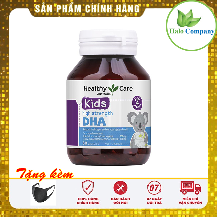 Viên Bổ Sung DHA Healthy Care Cho Trẻ Từ 4 Tháng Tuổi Của Úc 60v