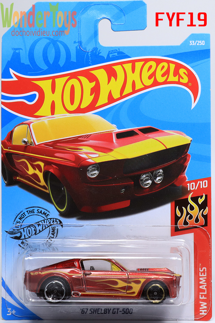 Xe mô hình hot wheels ’67 shelby gt-500 collections hw flames - 2019 - fyf19