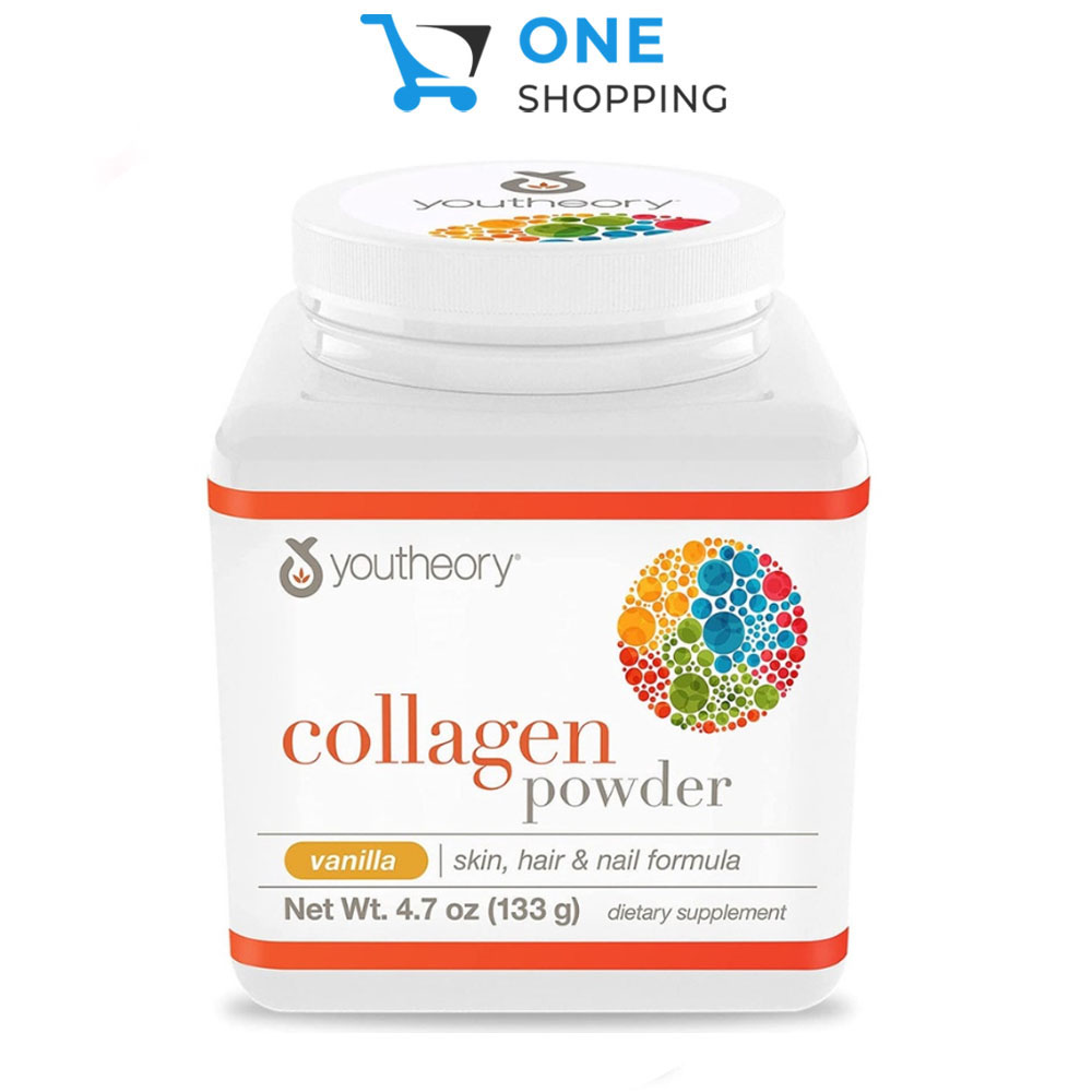 Bột collagen thủy phân Youtheory Collagen Powder 133g