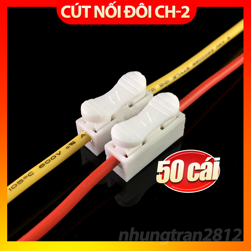 50 Cút nối điện đôi, kẹp nối điện CH2 CH-2