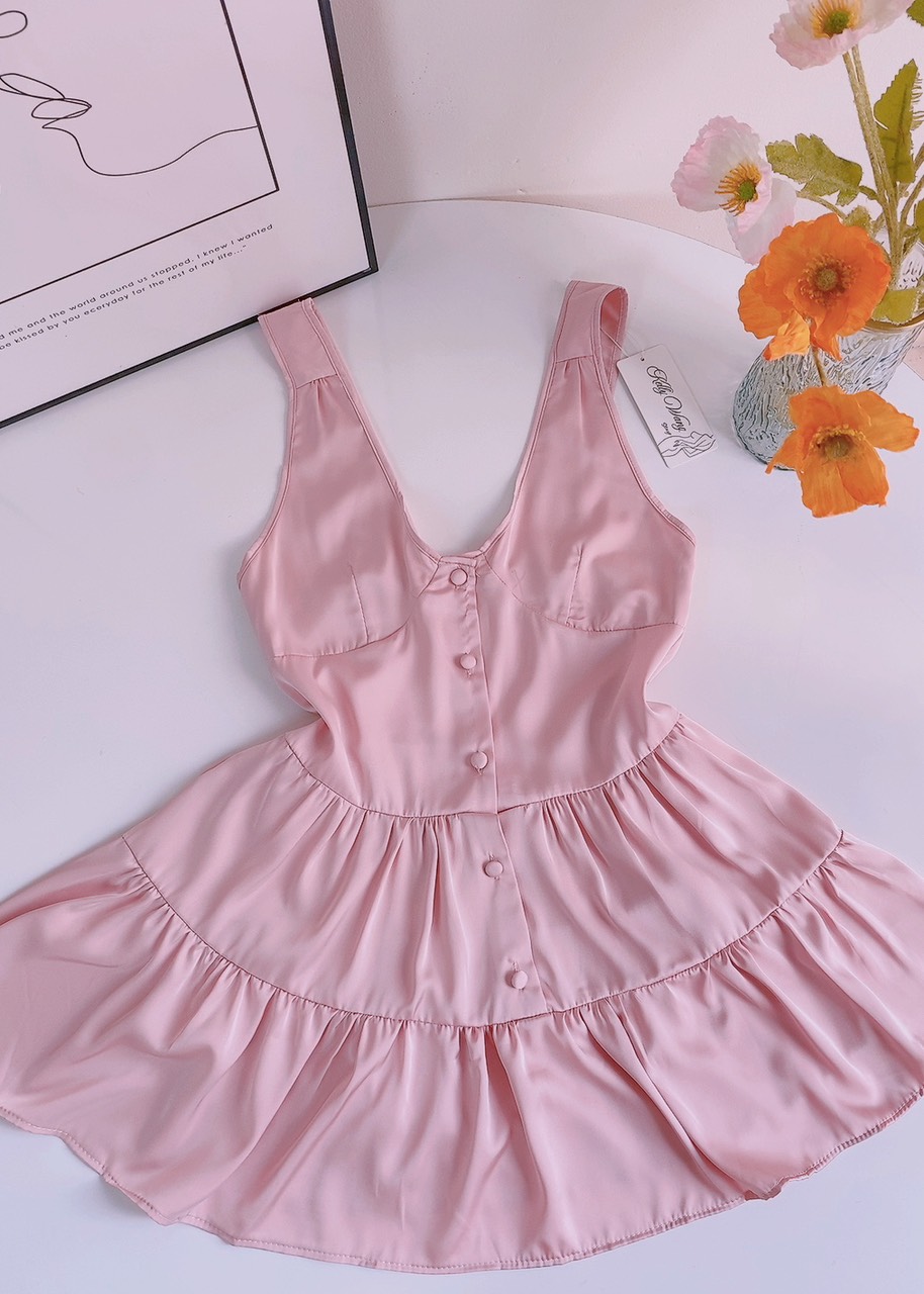 Ll897 váy ngủ ren - đầm ngủ lụa cao cấp - lovewear.vn
