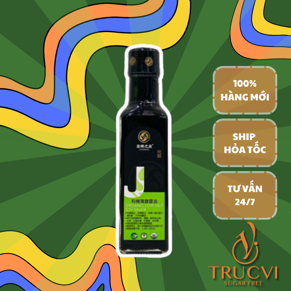 Nước tương hữu cơ ít muối joyspring