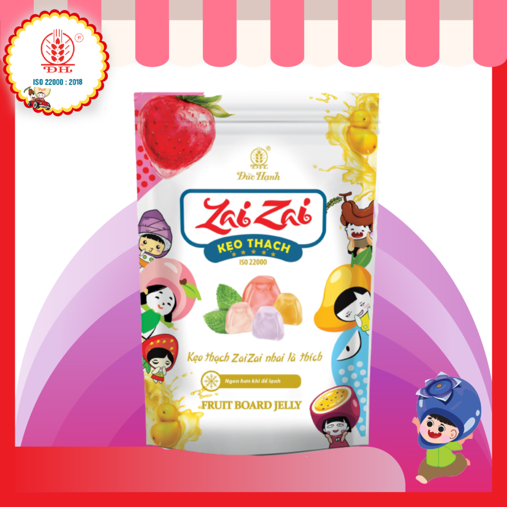 Kẹo Thạch ZaiZai Đức Hạnh - ống - túi
