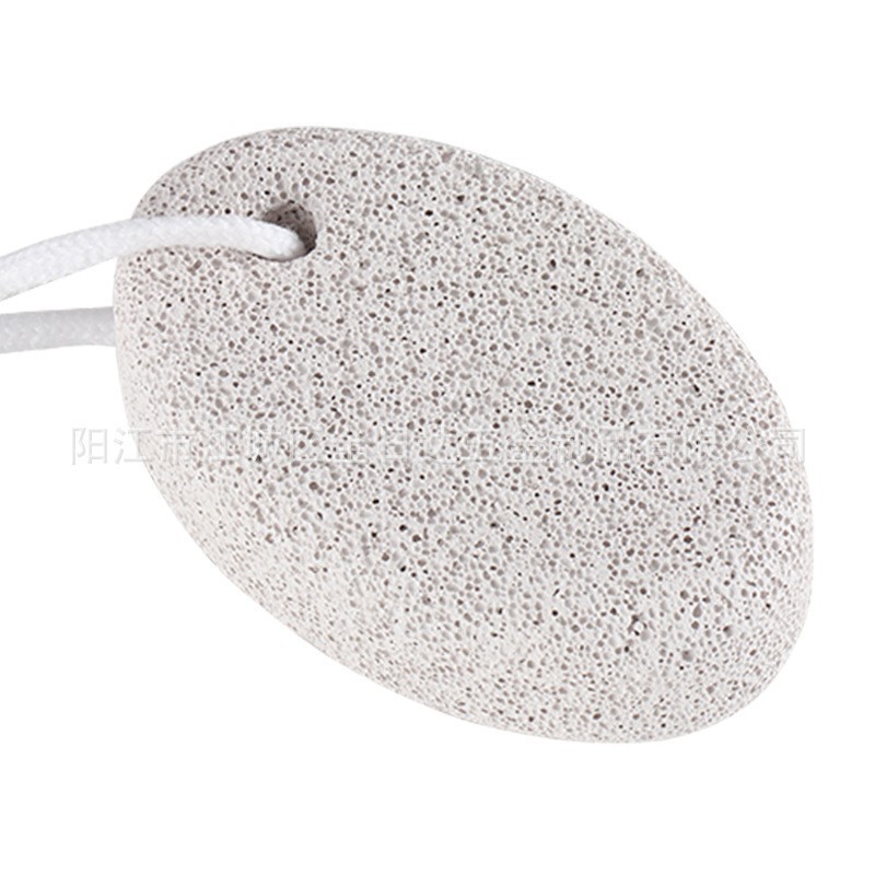 Cục chà gót chân bằng đá, cục đá bọt biển hình oval tẩy sạch da chết, tiện dụng mta-mart2