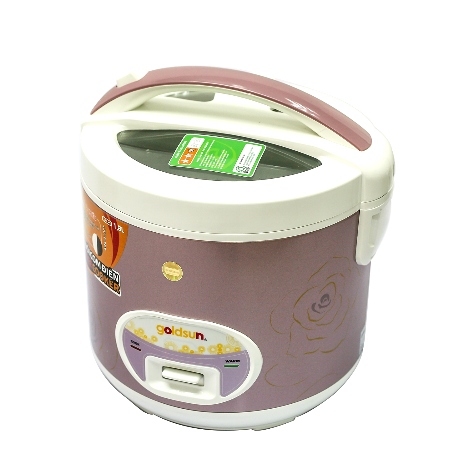 Nồi cơm điện goldsun 1,8 lít arc-g18ct