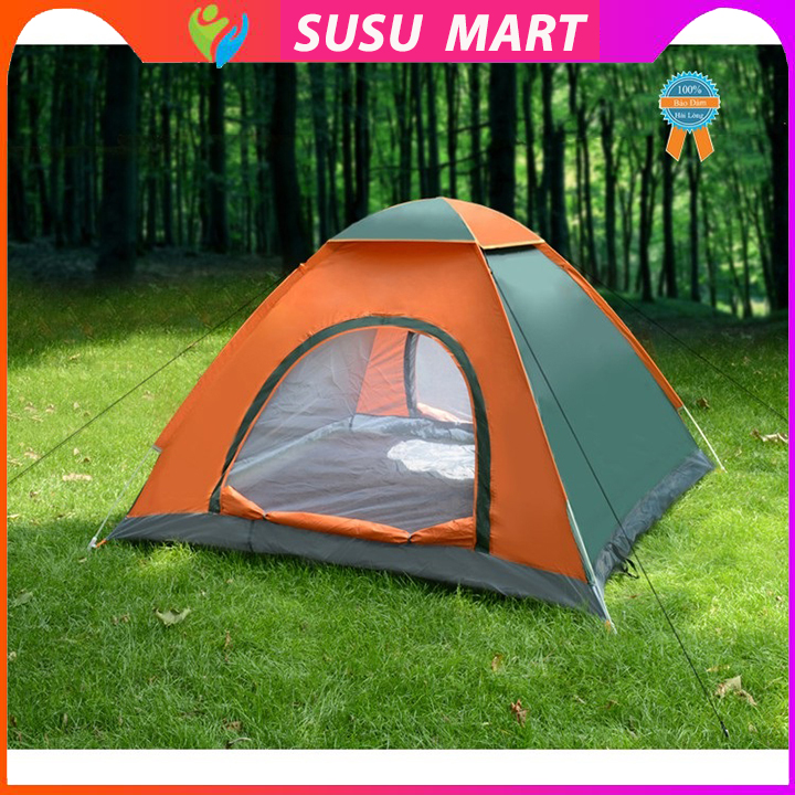 Lều Cắm Trại Chống Thấm Nước Vải Dù Kích Thước 200x200cm - lều du lịch - lều cắm trại 4 người