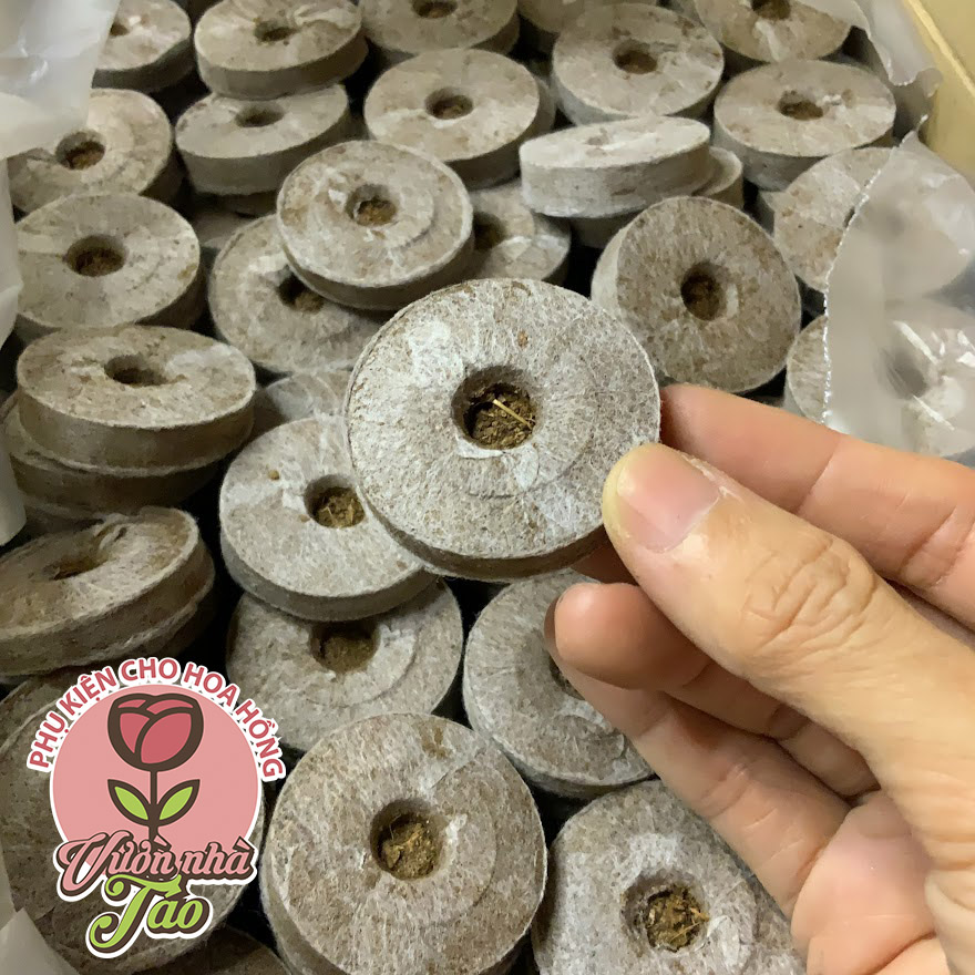 Viên nén sơ dừa- ươm hạt, trồng cây - Combo 10 viên , 50 viên