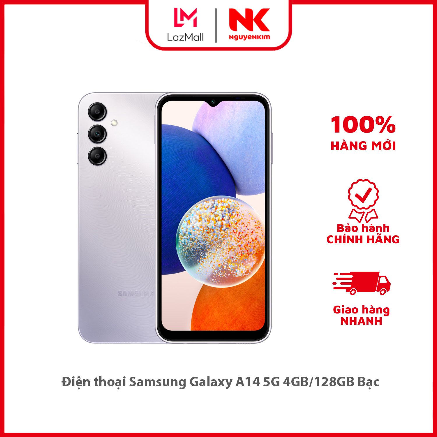 Điện thoại samsung galaxy a14 5g 4gb/128gb