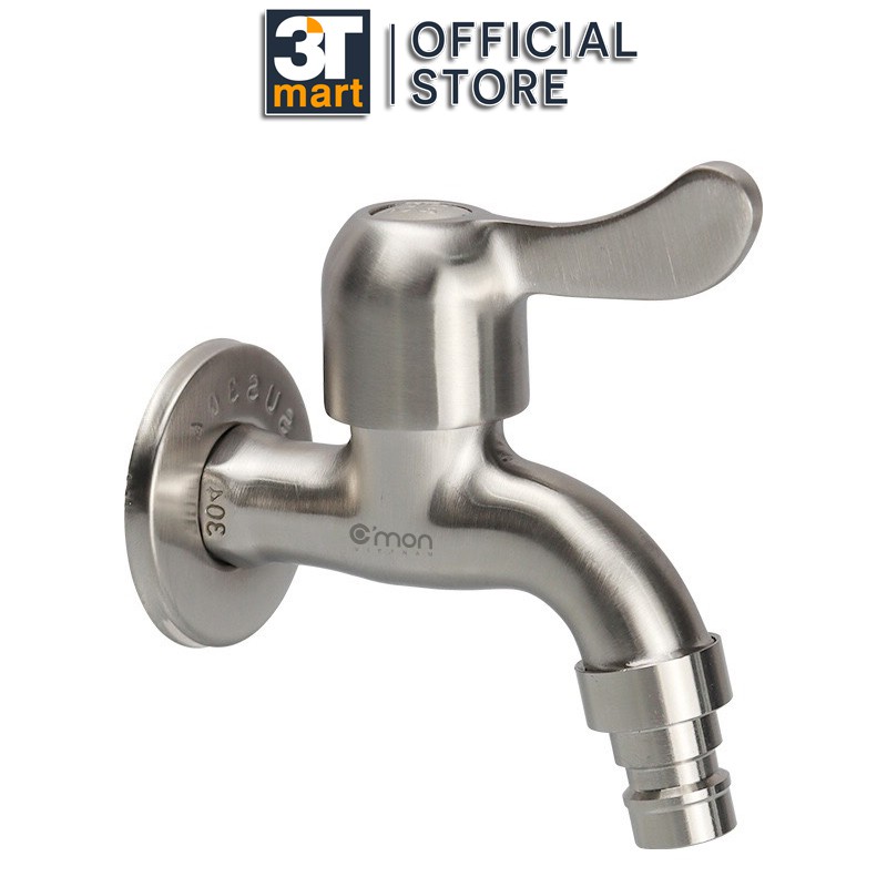 Vòi hồ xả máy giặt inox sus 304 c'mon wf-02