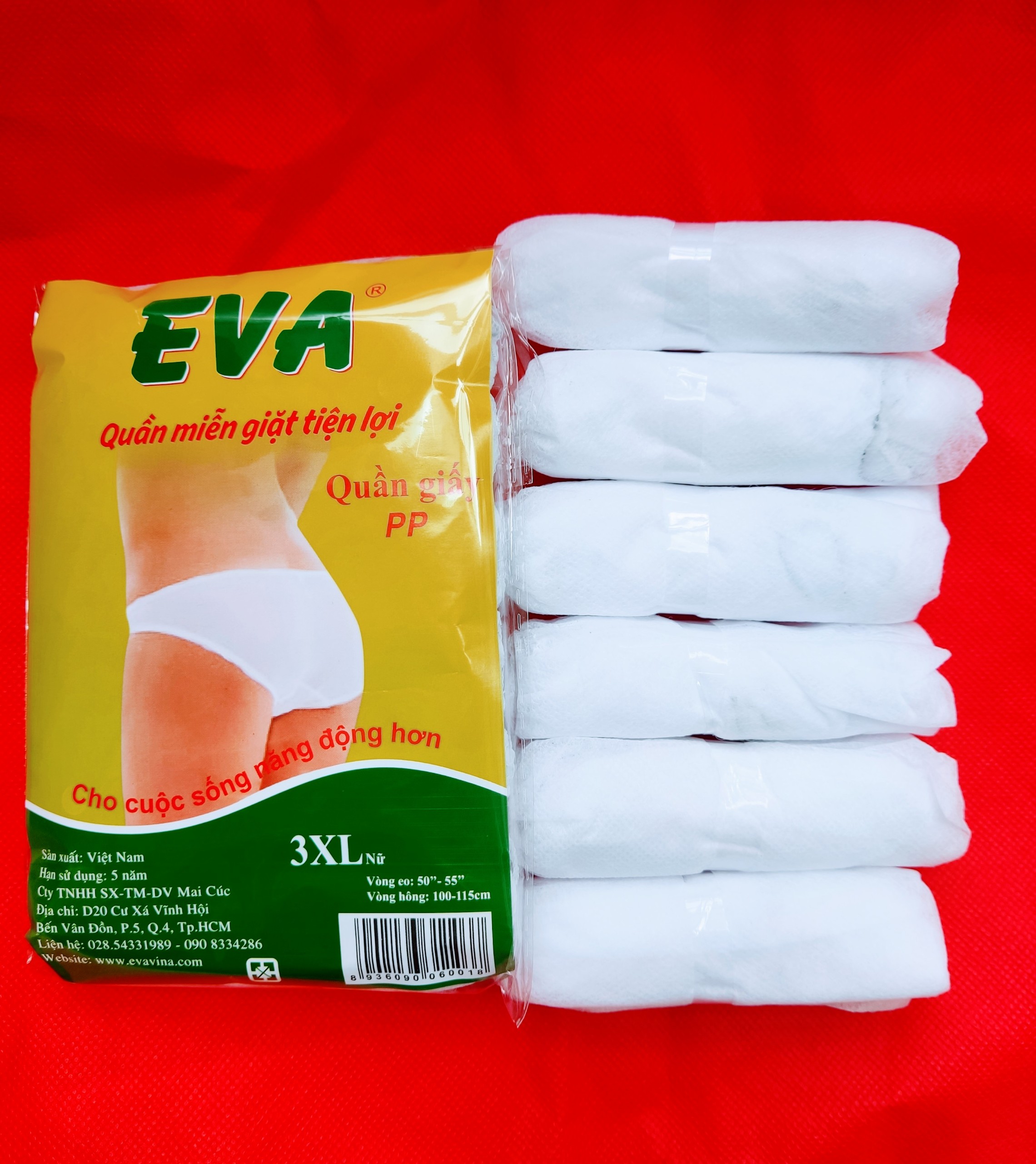 Quần lót giấy eva ''set 6 cái'' dùng trong spa - đi du lịch - bà mẹ sau sinh