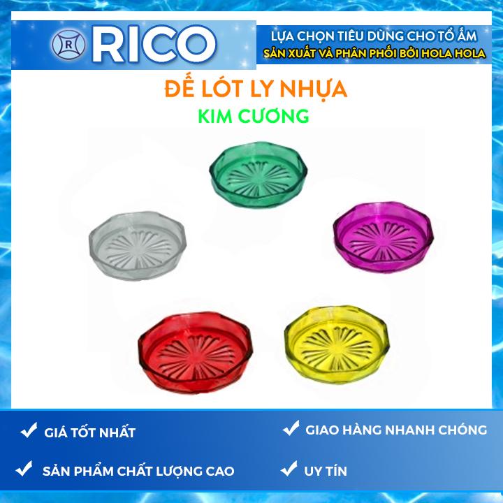 Bộ 5 miếng đế lót ly kim cương Rico