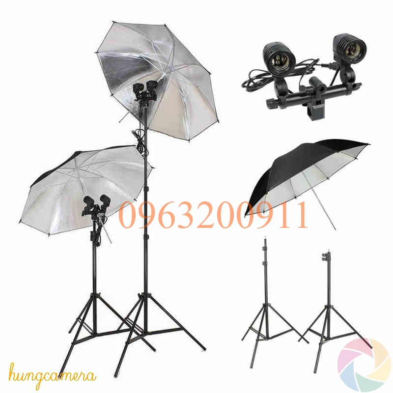 Bộ dù Phản Sáng, Hắt Sáng cho Studio quay chụp chuyên nghiệp