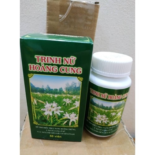 Combo 2 hộp viên uống trinh nữ hoàng cung- ngăn ngừa u xơ tử cung, buồng trứng - phì đại tiền liệt tuyến - trinh nữ