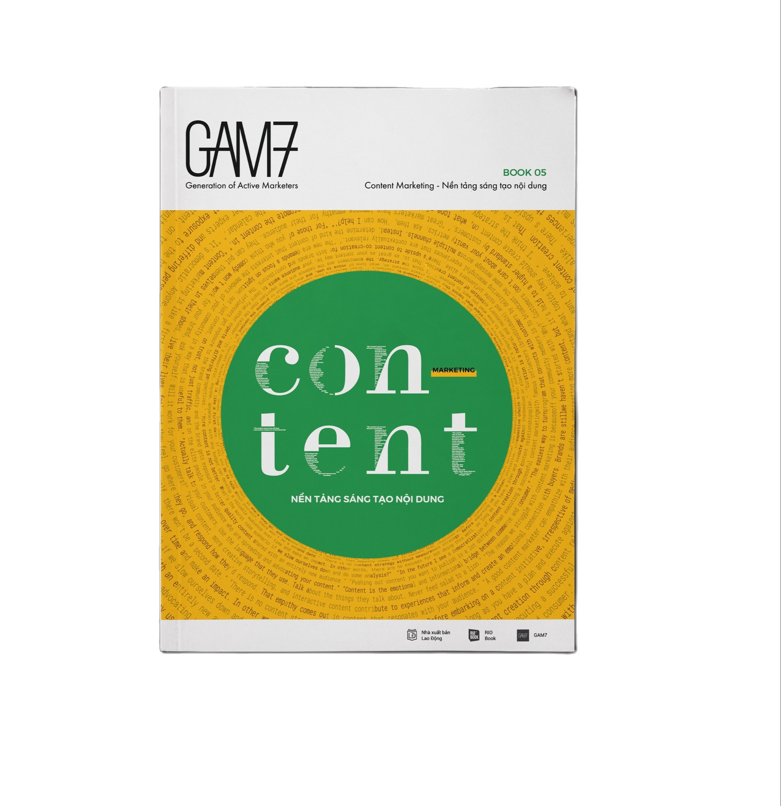 Sách rio book marketing/truyền thông - gam7 book no.5 content - nền tảng sáng tạo nội dung