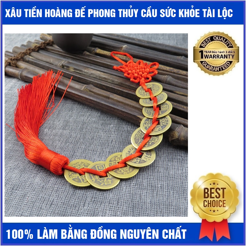 Combo 2 Bộ xâu tiền ngũ đế phong thủy cầu tài lộc, combo lộc - lộc, combo lộc - phát, combo phát - phát, thập toàn đại đế
