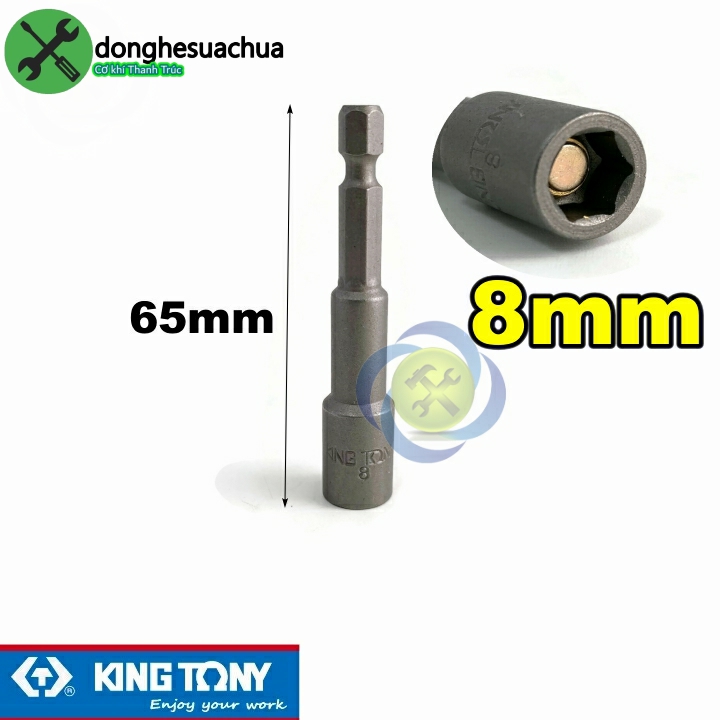 Đầu bắn tôn 8mm kingtony 7616508m 8mm x 65mm