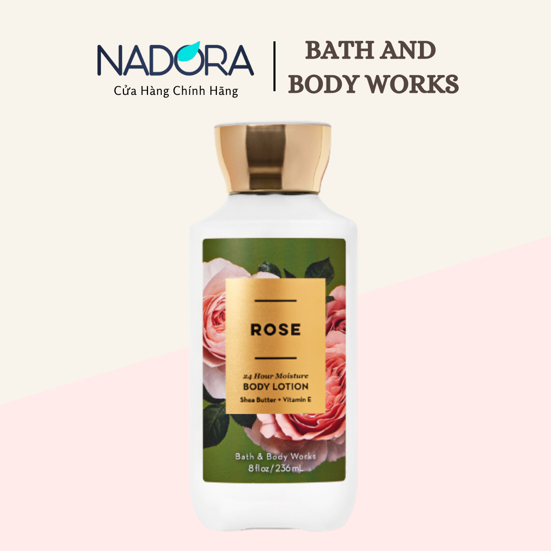 Sữa dưỡng ẩm bath and body works - rose body lotion