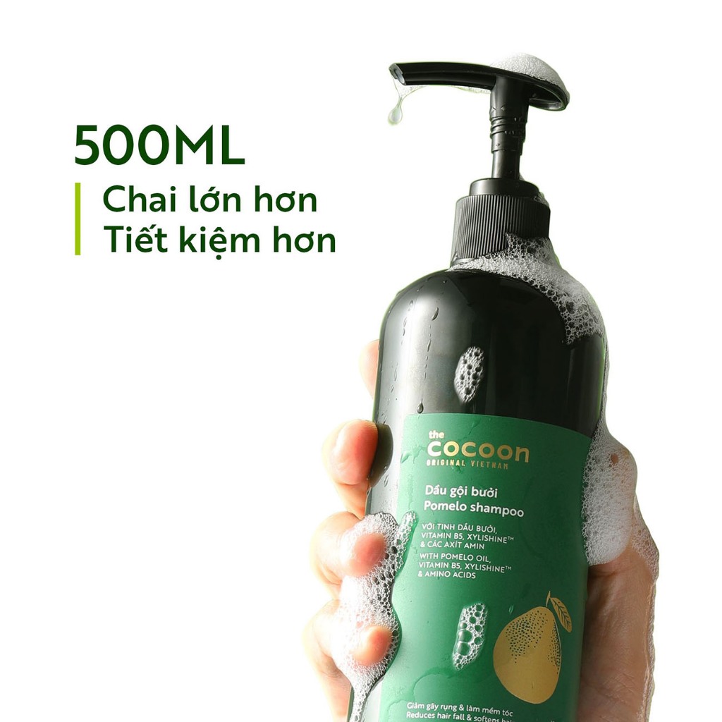 Dầu gội bưởi kích thích mọc tóc cocoon 500ml