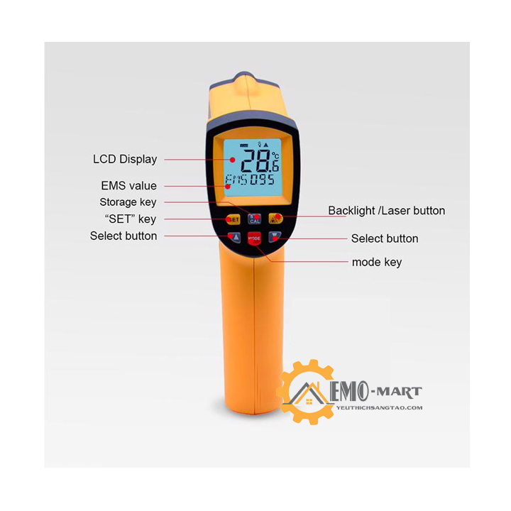 Súng bắn nhiệt độ benetech gm900