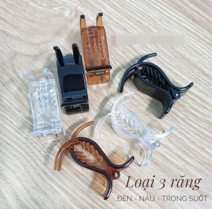 Kẹp tóc càng cua bóng trong nhiều màu