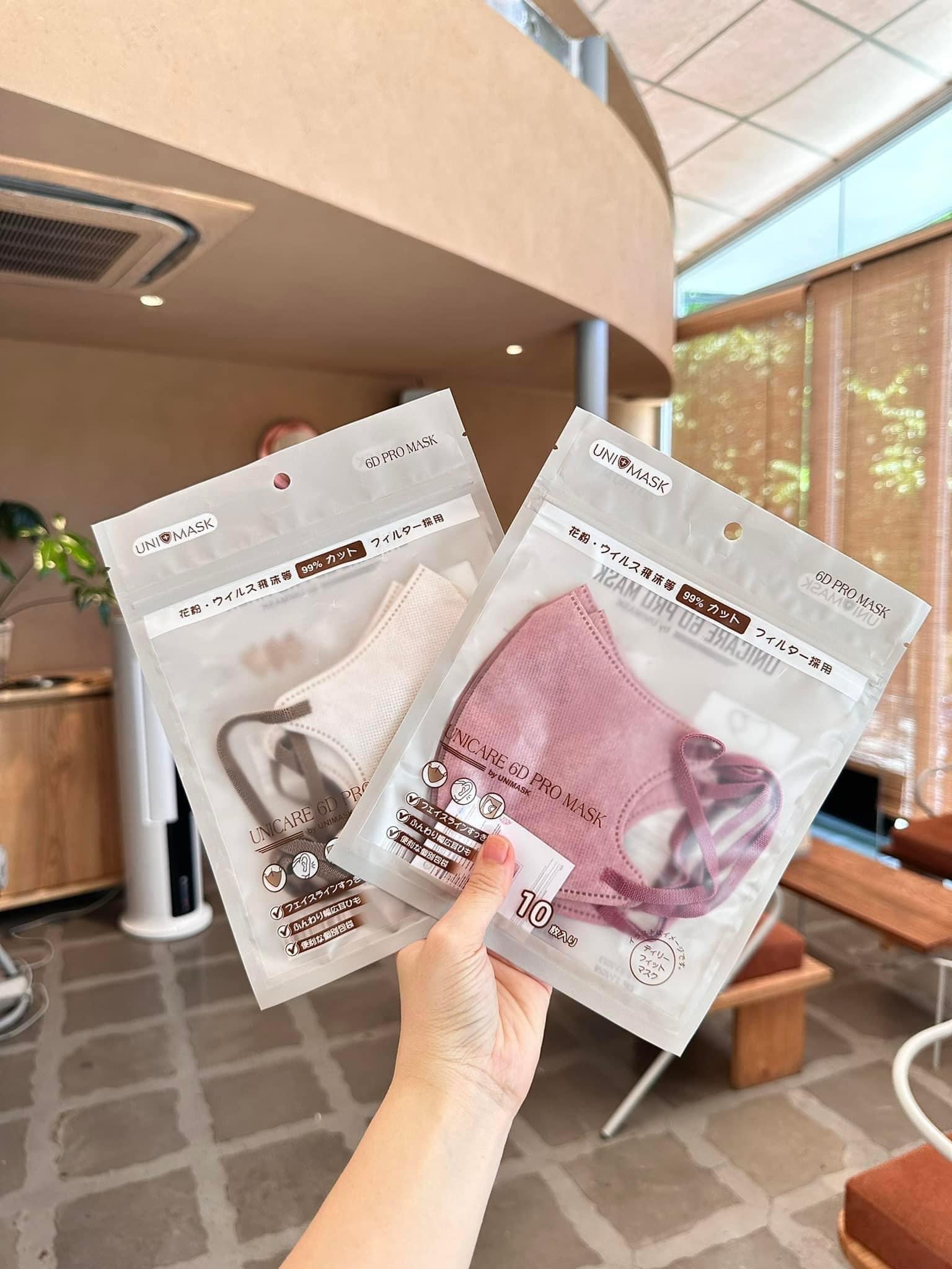 [Freeship] Thùng 50 chiếc Khẩu trang UNICARE 6D Promask Mẫu Thời Trang Mới Cực Sang, Xịn, Mịn Nhiều Màu Độc Lạ