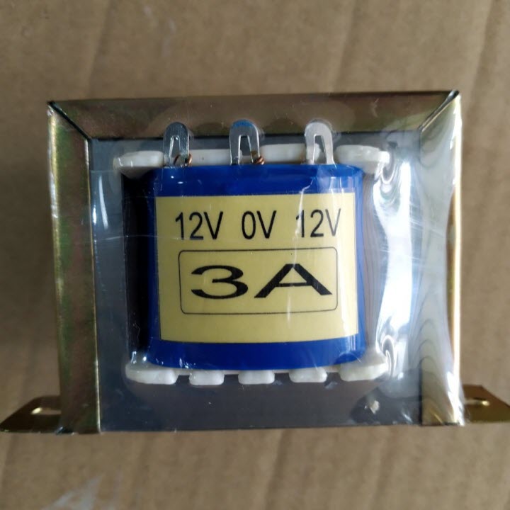 Biến áp tăng phô Minh Quang 3A ngõ ra 12V - 0 - 12V