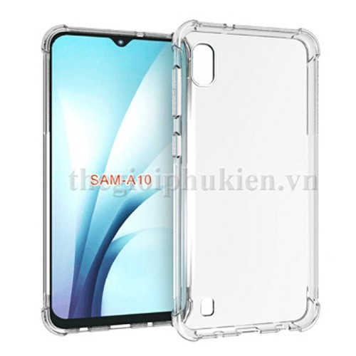 Ốp lưng Samsung Galaxy A10 Silicon dẻo trong suốt chống sốc