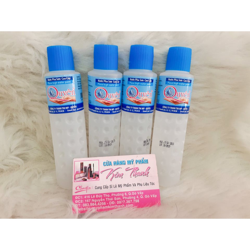 Nước pha sơn móng tay loại 11k, sản phẩm chất lượng, đảm bảo an toàn sức khỏe người dùng, cam kết cung cấp mặt hàng đang được săn đón trên thị trường