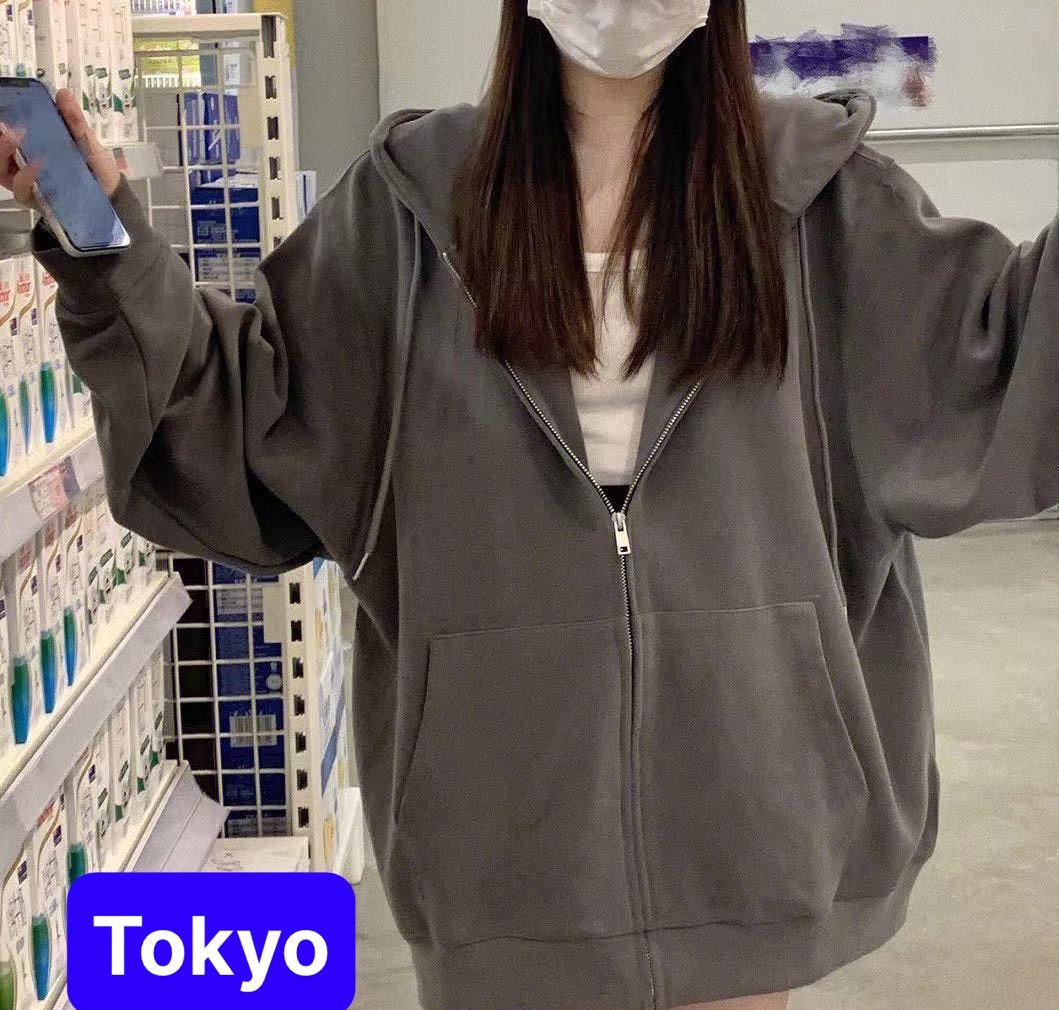 ÁO KHOÁT HOODIE TRƠN DÂY KÉO SÀNH ĐIỆU - ÁO CHỐNG NẮNG PHONG CÁCH UNISEX SIÊU ĐĂNG CẤP MỚI - TOKYO FASHION