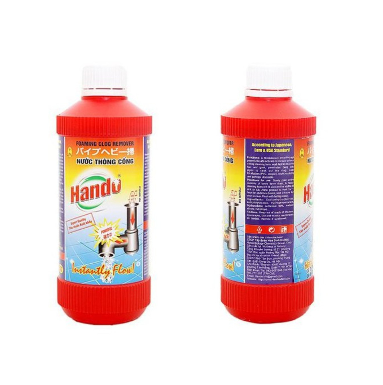 Nước thông cống Hando 570ml hàng xuất khẩu