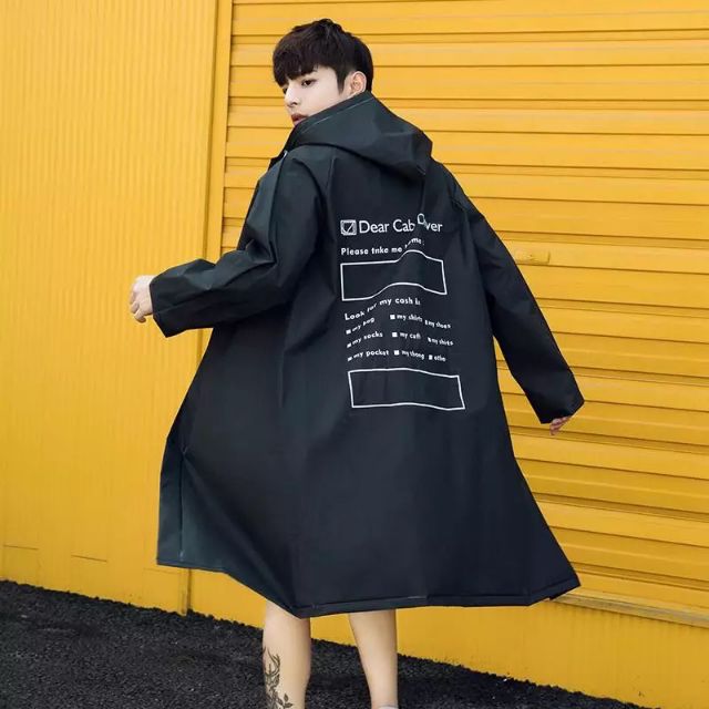 Áo mưa măng tô thời trang phong cách Hàn quốc cao cấp - Áo mưa Style Hàn Quốc Siêu rẻ