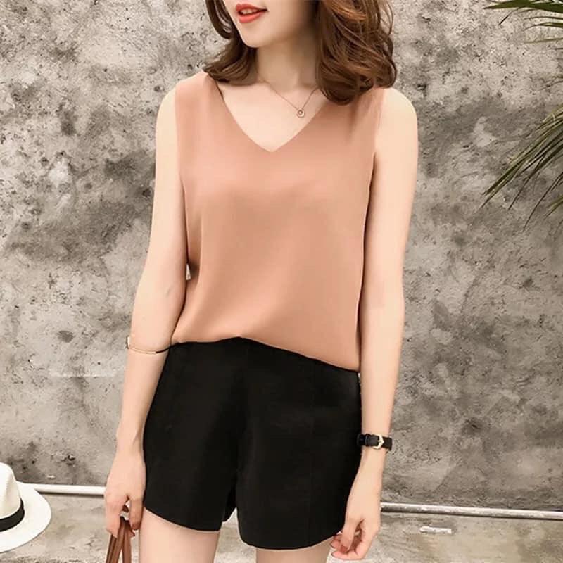 [HCM]Áo Sát Nách Siêu Xinh Màu Sắc Tao Nhã Nữ Tính Thiết Kế Tinh Tế Sang Trọng Chất Liệu Vải Mềm Mại Thoáng Mát