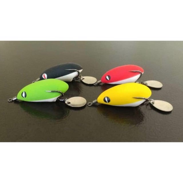 Mồi giả câu cá lóc F45S, Nhái hơi body TNT lure - Đi chìm đáy