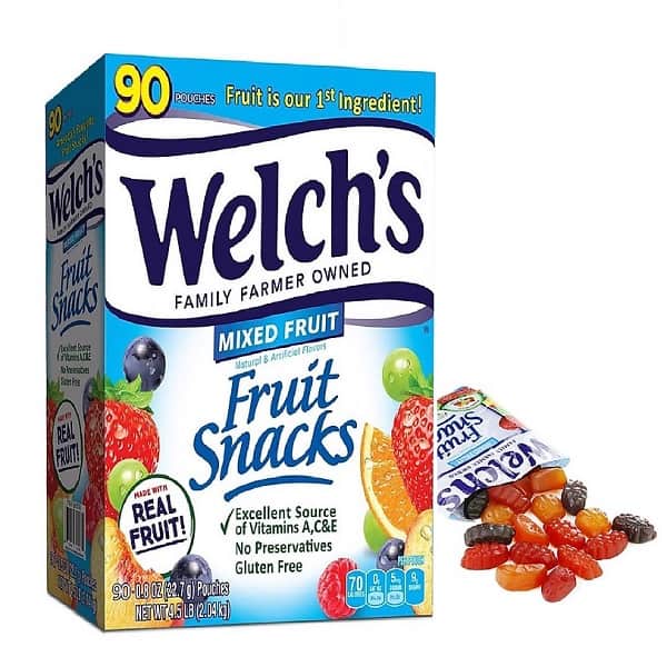 Date 12/2024 - Kẹo dẻo trái cây Welch'S Fruit Snacks - kẹo dẻo từ trái cây thật