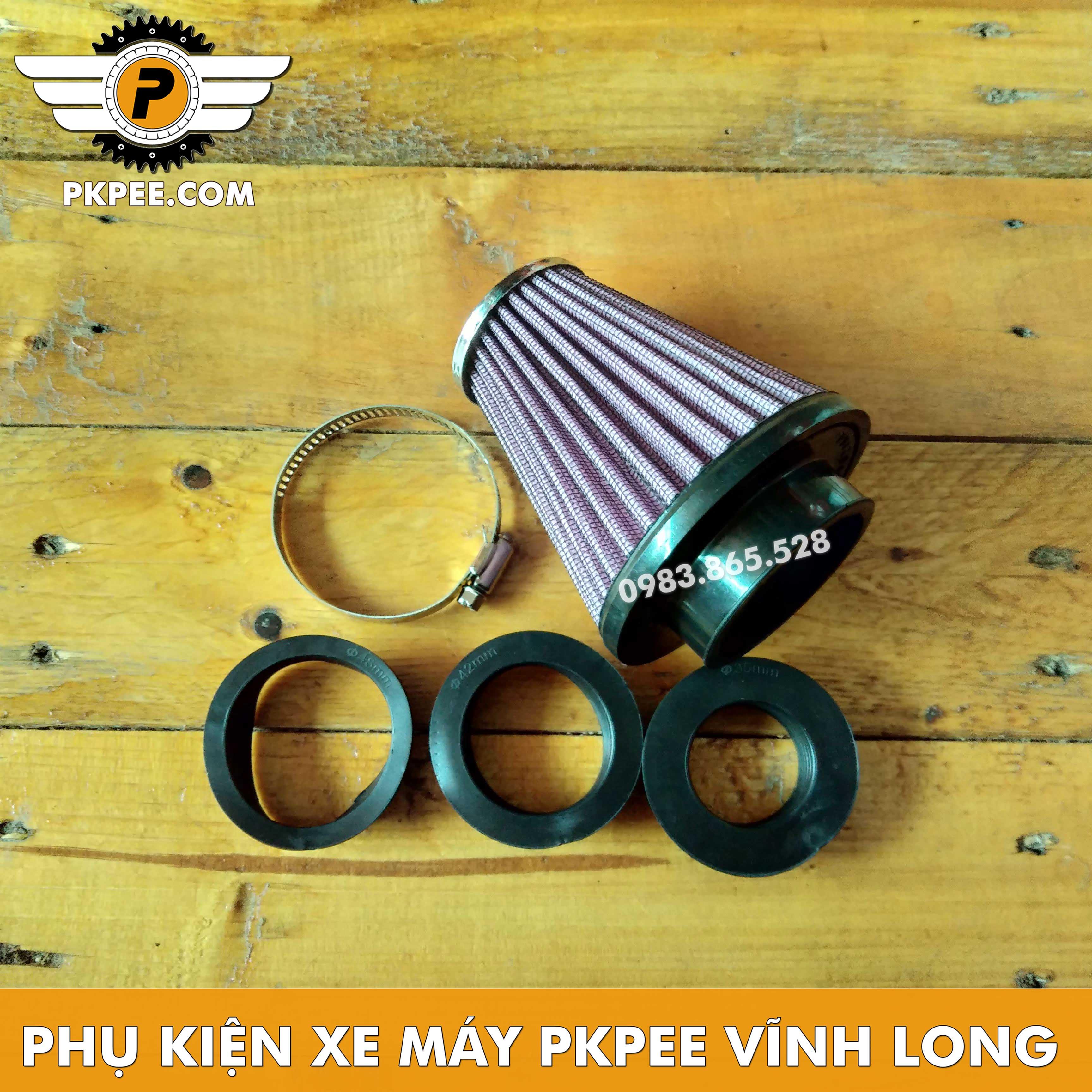 Lọc gió pô e bánh ú k&n