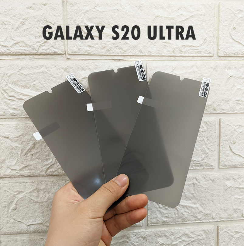 Miếng dán dẻo TPU chống nhìn trộm Samsung Galaxy S20 Ultra