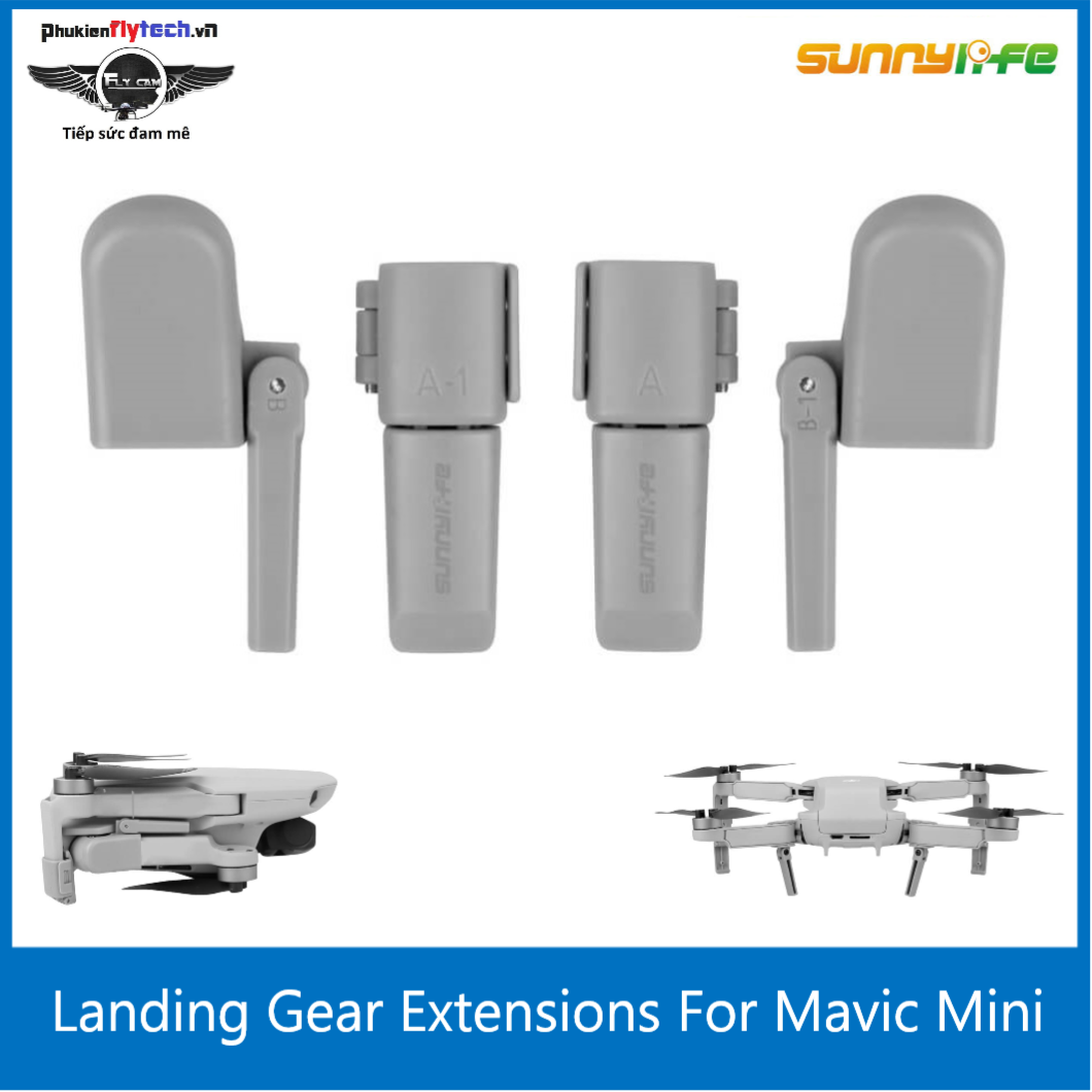 Bộ chân đôn Mavic Mini - Extension landing gears for Mavic Mini - Hàng chính hãng SunnyLife - Chân đôn chất liệu cao cấp - Dễ dàng tháo lắp - Chuyên nghiệp - Giúp Flycam hạ cánh ở độ cao an toàn