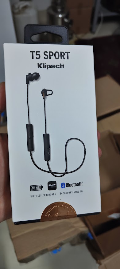Tai nghe Klipsch T5 Sport mới nguyên seal