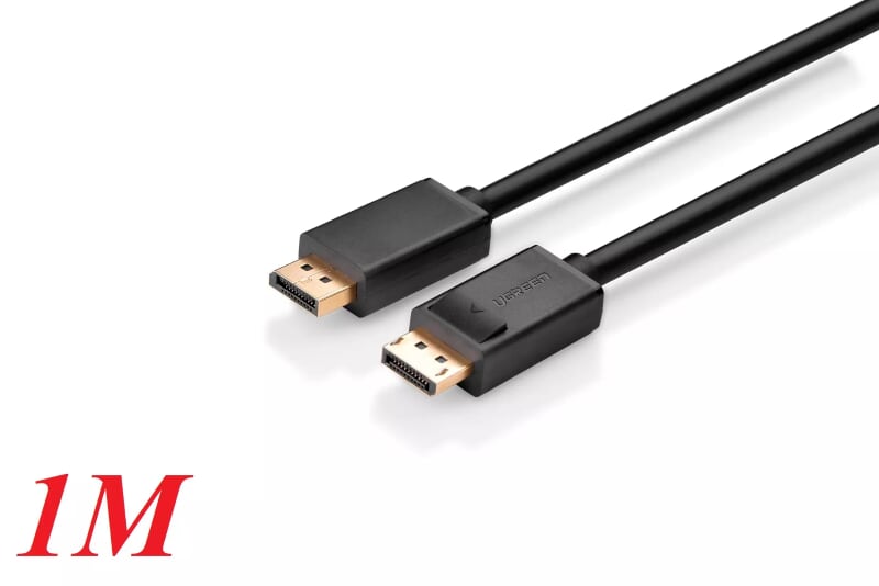 Ugreen 10244 1m màu đen cáp 2 đầu displayport chuẩn v1.2 thuần đồng dp102