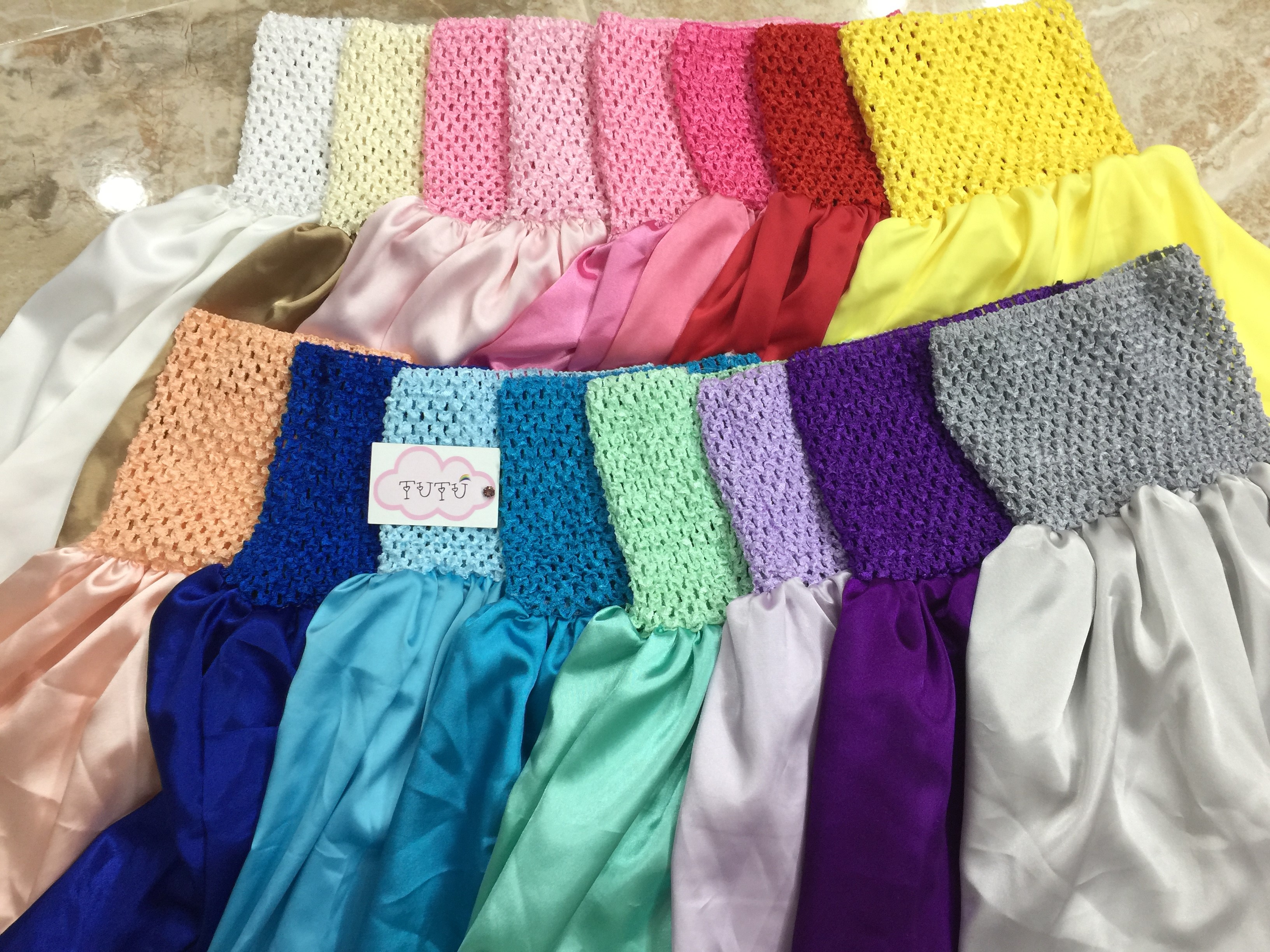 Thân chun 15cm có lót làm váy tutu